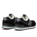 Кросівки New Balance 574 Black White Winte С МЕХОМ Чорний/білий