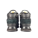 Кросівки New Balance 574 All Black Suede Winter С МЕХОМ Чорний