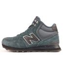 Кросівки New Balance 574 Grey Suede Winter С МЕХОМ Сірий