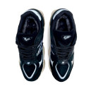 Кросівки New Balance 9060 Black White Winter С МЕХОМ Чорний/білий