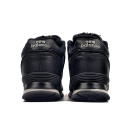 Кросівки New Balance 574 Black White Winter С МЕХОМ Чорний/білий