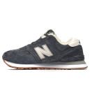 Кросівки New Balance 574 Grey White Winter С МЕХОМ Сірий