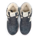 Кросівки New Balance 574 Grey White Winter С МЕХОМ Сірий
