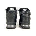 Кросівки New Balance 574 Black Leather Winter С МЕХОМ Чорний