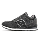 Кросівки New Balance 574 High Grey Black White Winter С МЕХОМ Сірий