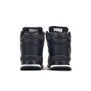 Кросівки New Balance 574 High Leather Black White Winter С МЕХОМ Чорний/білий