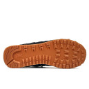 Кросівки New Balance 574 High Leather Black White Gym Winter С МЕХОМ Чорний