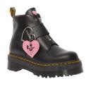 Boots Dr. Martens Jadon Smooth Leather Lazy Oaf Buckle Boots Black