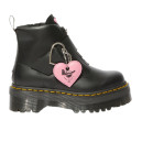 Boots Dr. Martens Jadon Smooth Leather Lazy Oaf Buckle Boots Black
