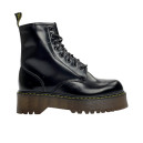 Черевики Dr. Martens Jadon Smooth Leather Platform Boots З ХУТРОМ Чорний