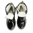 Черевики Dr. Martens Jadon Smooth Leather Platform Boots З ХУТРОМ Чорний