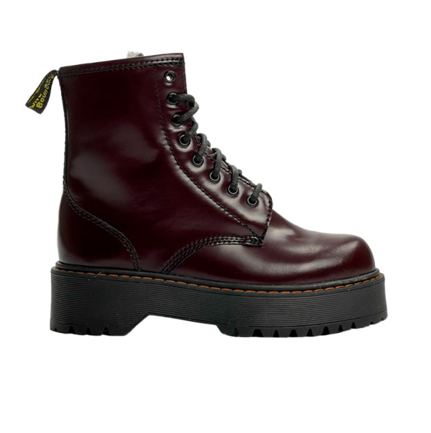 Dr. Martens Jadon Smooth Leather Platform Boots З ХУТРОМ