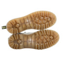 Ботинки Dr. Martens Jadon Smooth Leather Platform Boots (МЕХ) Черный/белый