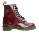 Boots Dr. Martens 1460 Smooth Leather Lace Up Boots З ХУТРОМ Burgundy