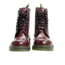Boots Dr. Martens 1460 Smooth Leather Lace Up Boots З ХУТРОМ Burgundy