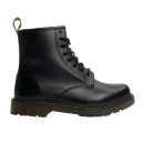 Черевики Dr. Martens 1460 Smooth Leather Lace Up Boots З ХУТРОМ Чорний