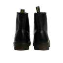 Черевики Dr. Martens 1460 Smooth Leather Lace Up Boots З ХУТРОМ Чорний