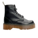 Черевики Dr. Martens Jadon Smooth Leather Platform Boots З ХУТРОМ Чорний