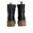 Черевики Dr. Martens Jadon Smooth Leather Platform Boots З ХУТРОМ Чорний