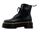 Черевики Dr. Martens Jadon Smooth Leather Platform Boots Black С ФЛИСОМ Чорний