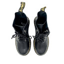 Черевики Dr. Martens Jadon Smooth Leather Platform Boots Black С ФЛИСОМ Чорний