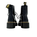 Черевики Dr. Martens Jadon Smooth Leather Platform Boots Black С ФЛИСОМ Чорний