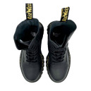Черевики Dr. Martens Jadon Smooth Leather Platform Boots Audrick Black С ФЛИСОМ Чорний