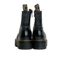 Черевики Dr. Martens Jadon Smooth Leather Boots Zip Black Чорний