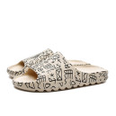 Flip-flops and sandals Adidas Yeezy Slide Bone Graffiti Beige