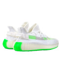 Кроссовки Adidas Yeezy Boost 350 V2 White Green Белый/зеленый