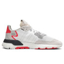 Кросівки Adidas Nite Jogger White Shock Red F34123 Білий/сірий