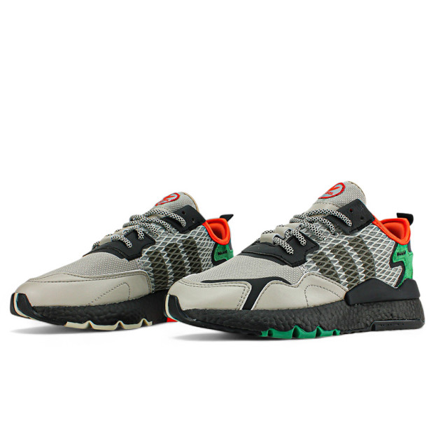 Adidas Nite Jogger Sesame Black Bold Green EE5569