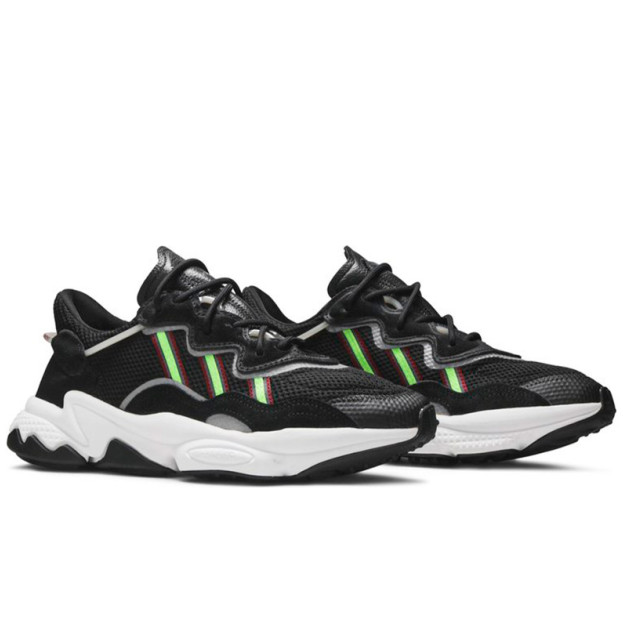 Adidas Ozweego Core Black Solar Green EE7002