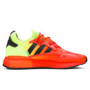Кроссовки Adidas ZX 2K Boost Solar Yellow Hi Res Red FW0482 Оранжевый