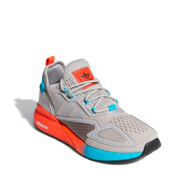 Adidas ZX 2K Boost Grey Two Signal Cyan FY0606