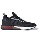 Кроссовки Adidas ZX 2K Boost Black Iridescent Shock Red FX7475 Разноцветные