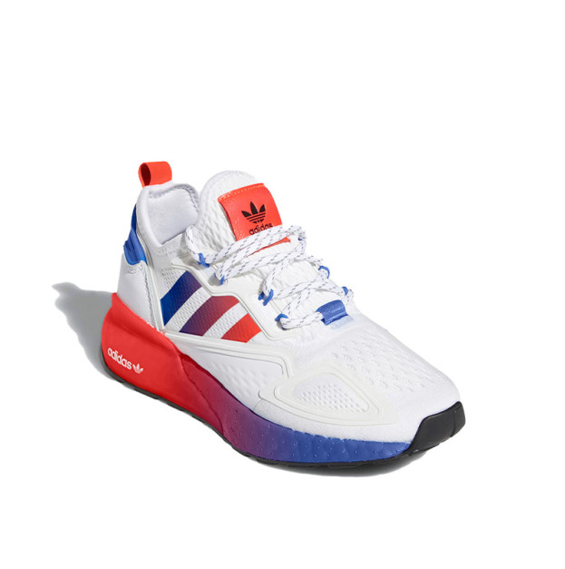 Adidas ZX 2K Boost White Solar Red Blue FX9519