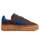Кросівки Adidas Gazelle Platform Brown Blue Коричневий