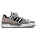 Кроссовки Adidas Forum 84 Low Grey White Black Белый/серый