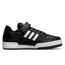 Кроссовки Adidas Forum 84 Low All Black White Черный/белый