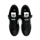 Кроссовки Adidas Forum 84 Low All Black White Черный/белый