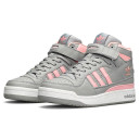 Кроссовки Adidas Forum 84 Mid Grey Pink Разноцветные