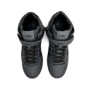 Кроссовки Adidas Forum High 84 Dark Grey Black Черный/серый