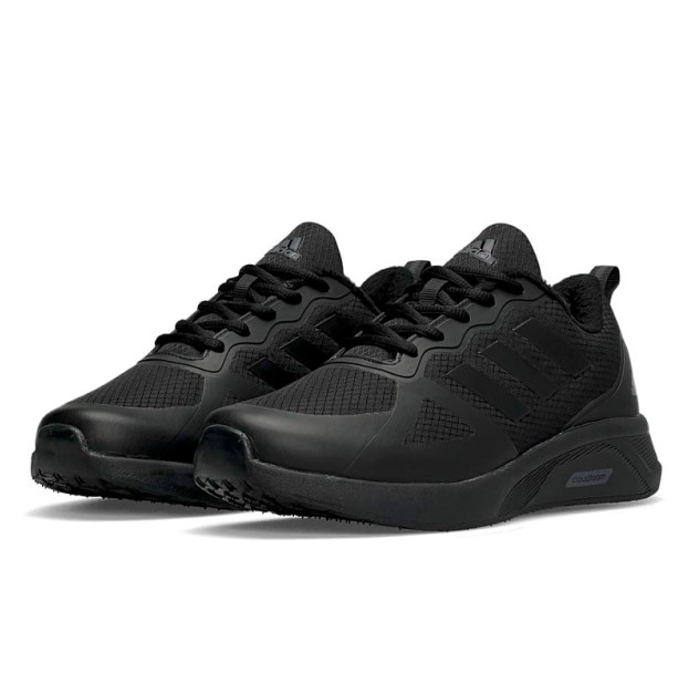 Adidas Cloudfoam Termo All Black с Флисом
