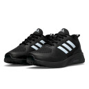 Кросівки Adidas Cloudfoam Termo Black White с Флисом Чорний/білий
