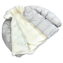 Верхняя одежда Пуховик Унісекс Двосторонній The North Face 1996 Retro Nuptse Jacket Белый/серый