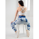 Спортивний одяг Легінси Голубі з Push-Up Ефектом Блакитний