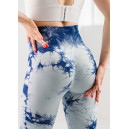 Спортивний одяг Легінси Голубі з Push-Up Ефектом Блакитний