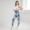 Спортивний одяг Легінси Голубі з Push-Up Ефектом Блакитний