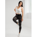Спортивний одяг Легінси Коричнево-Чорні з Push-Up Ефектом Чорний, Коричневий